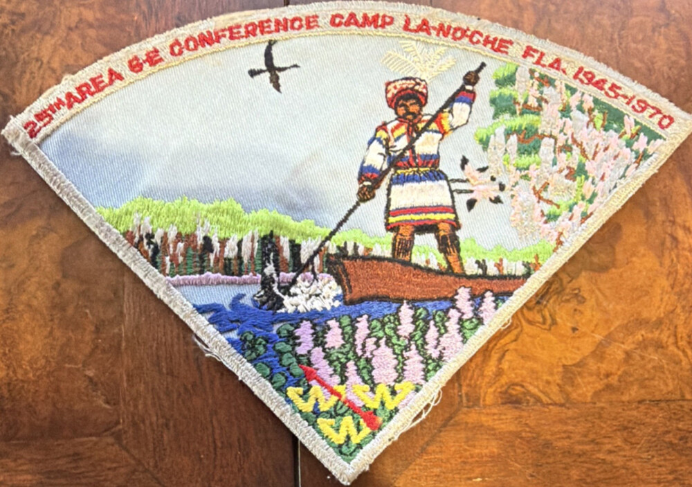 1970 Area 6E Conference Camp LaNoChe Florida Boy Scouts Patch